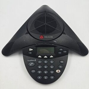 Polycom SoundStation2 Conference Phone 2201-16200-001 Black Base Unit Only